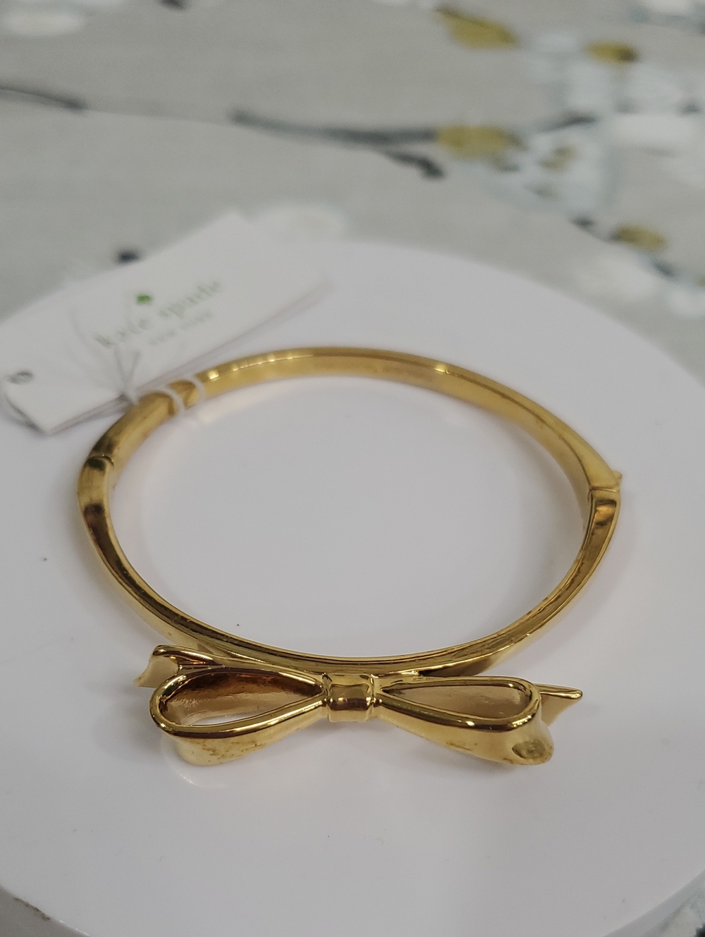 NWT Kate Spade New York Love Notes Bow Bangle Bracelet.💛
